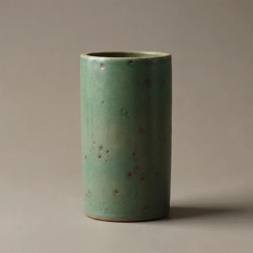 Handmade Rustic Ceramic Pen Holder Vase