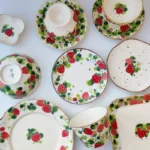 Hand-Painted Strawberry Series Tableware