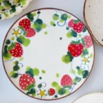 Hand-Painted Strawberry Series Tableware - Image 2