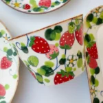 Hand-Painted Strawberry Series Tableware - Image 6